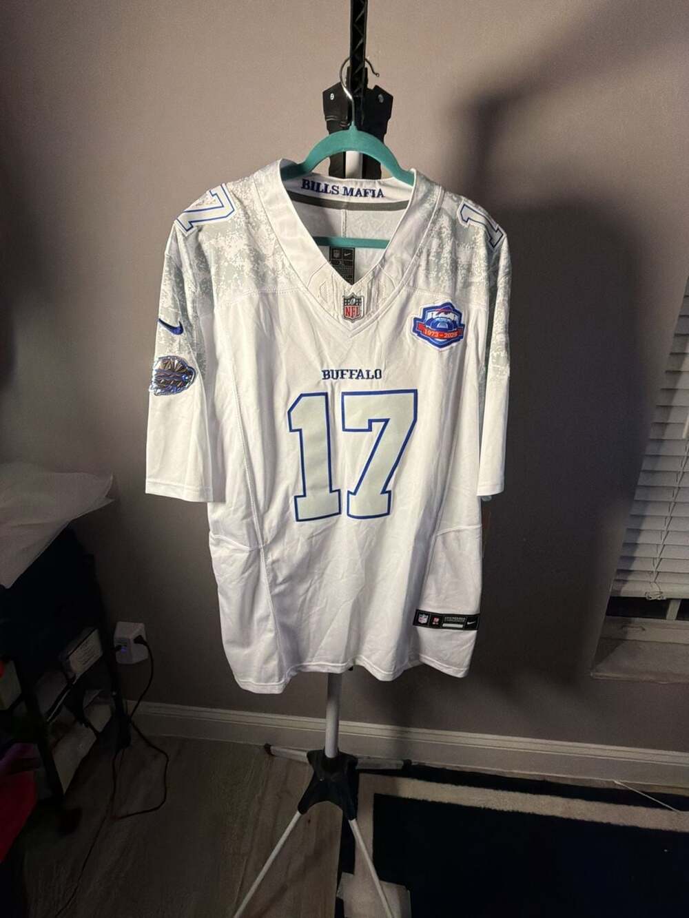 Nike Buffalo Bills Josh Allen White 2025 Rivalries Collection Stitched Limited